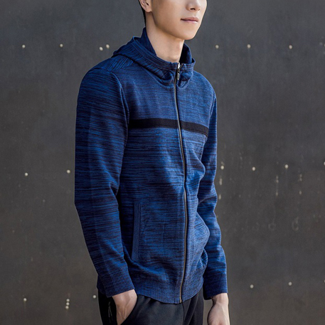 Mitown Hooded Jacket Blue M