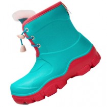 Honeywell Waterproof Non-slip Kids Boots Green/Red Size 25