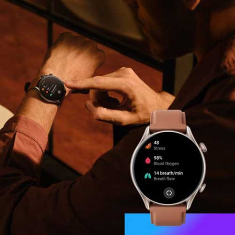 Amazfit GTR 3 Pro Smart Watch Brown