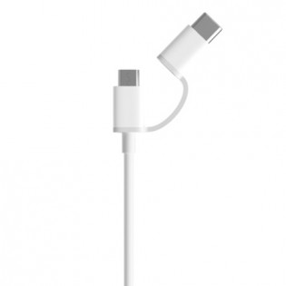 Xiaomi Mi USB Type-C / Micro USB Combo Cable 30cm White