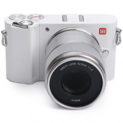 Yi M1 Mirrorless Digital Camera Zoom Lens Chinese Version White