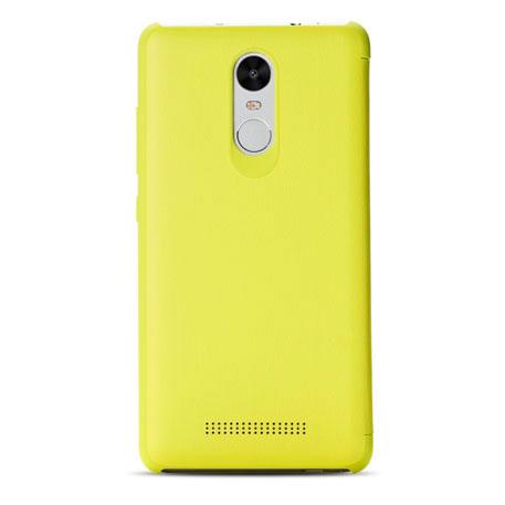 Xiaomi Redmi Note 3 Leather Flip Case Yellow