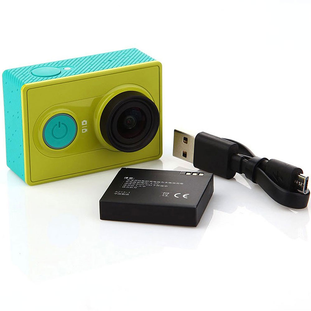 Xiaomi Yi Action Camera Green with battery